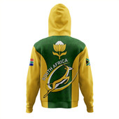 South Africa Hoodie Rugby Protea Flower