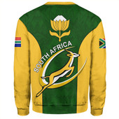 South Africa Sweatshirt Rugby Protea Flower