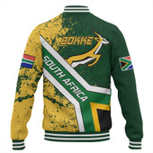 South Africa Baseball Jacket Bokke Flag Gunge Background