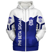 Phi Beta Sigma Sherpa Hoodie Dringking Style