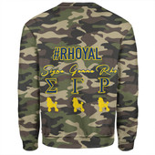 Sigma Gamma Rho Sweatshirt Camouflage Style Greek