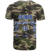 Zeta Phi Beta T-Shirt Camouflage Style Greek