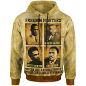 African Hoodie - Africa Black Civil Leaders Retro Hoodie