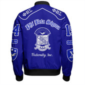 Phi Beta Sigma Zipper Bomber Jackets Greek Fraternity Style