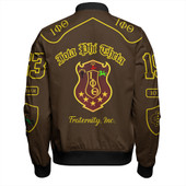 Iota Phi Theta Zipper Bomber Jackets Greek Fraternity Style