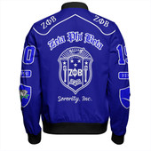 Zeta Phi Beta Zipper Bomber Jackets Greek Sorority Style