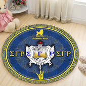 Sigma Gamma Rho Round Rug Lovene