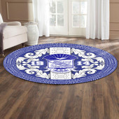 Phi Beta Sigma Round Rug Royal