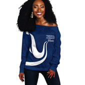 Zeta Phi Beta Off Shoulder Sweatshirt Finer Sorority