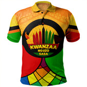 Kwanzaa Polo Shirt Nguzo Saba Style