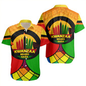 Kwanzaa Short Sleeve Shirt Nguzo Saba Style