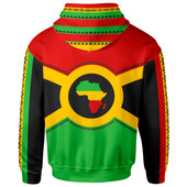 African Hoodie African Flag Reggae Hoodie