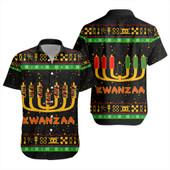 Kwanzaa Short Sleeve Shirt Africa Culture Pattern Christmas