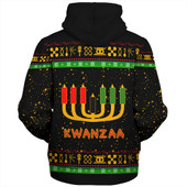 Kwanzaa Sherpa Hoodie Africa Culture Pattern Christmas