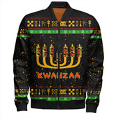 Kwanzaa Zipper Bomber Jackets Africa Culture Pattern Christmas