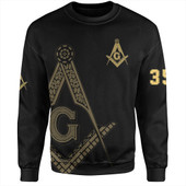 Freemasonry Sweatshirt Letter Style