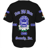 Zeta Phi Beta Baseball Shirt Sorority Pearl And Dove