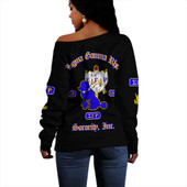 Sigma Gamma Rho Off Shoulder Sweatshirt Sorority Pearl And Poodle