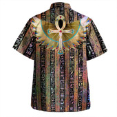 Egyptian Hawaiian Shirt Symbols Pattern Art Design