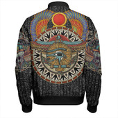 Egyptian Zipper Bomber Jackets Acient Skull Symbols