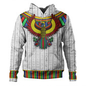 Egyptian Hoodie God Horus White