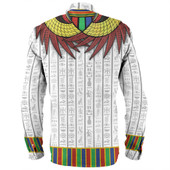 Egyptian Long Sleeve Shirt God Horus White