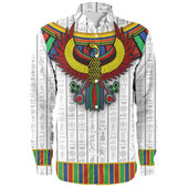 Egyptian Long Sleeve Shirt God Horus White