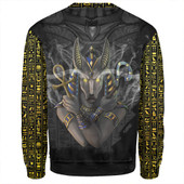 Egyptian Sweatshirt Anubis In Black