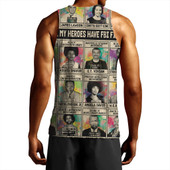 Black History Tank Top All My Heroes Have FBI Files