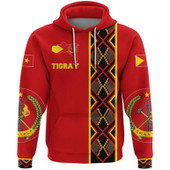 Tigray Hoodie - Africa Maps Africa Pattern Red Hoodie