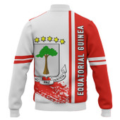 Equatorial Guinea Baseball Jacket Quater Style