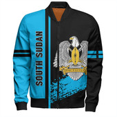 South Sudan Zipper Bomber Jackets Quater Style