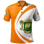 Ivory Coast Polo Shirt Circle Style