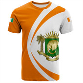 Ivory Coast T-Shirt Circle Style