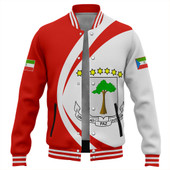 Equatorial Guinea Baseball Jacket Circle Style