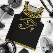 Egyptian Men Tank Top - African Patterns Horus Egypt Men Tank Top