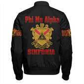 Phi Mu Alpha Sinfonia Zipper Bomber Jacket Letter