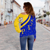 African Women Off Shoulder Sweaters  - Sigma Gamma Rho