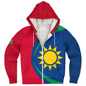 Namibia Sherpa Hoodie Circle Style