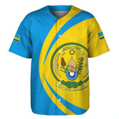 Rwanda Baseball Shirt Circle Style