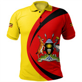 Uganda Polo Shirt Circle Style