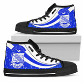 Phi Beta Sigma High Top Shoes - Fraternity Greek Alphabet Symbols High Top Shoes