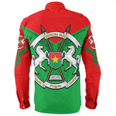 Burkina Faso Long Sleeve Shirt Arrow Style