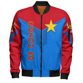 Democratic Republic Of The Congo Zipper Bomber Jacket Arrow Style