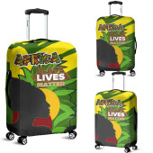 Black Lives Matter Luggage Cover - Happy Black History Month 2022 Luggage Cover