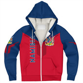 Namibia Sherpa Hoodie Arrow Style