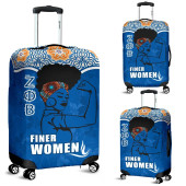 Zeta Phi Beta Luggage Cover - Sorority Finer Women Luggage Cover