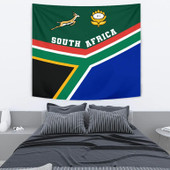 South Africa Tapestry - African Patterns Springbok Rugby Tapestry