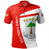 Equatorial Guinea Polo Shirt Half Concept