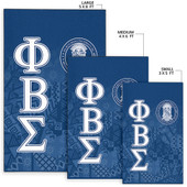 Phi Beta Sigma Area Rug - Fraternity Black Roots Area Rug